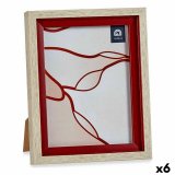 Fotoramme 18,8 x 2 x 24 cm Krystal Rd Tr Brun Plastik (6 enheder) #1