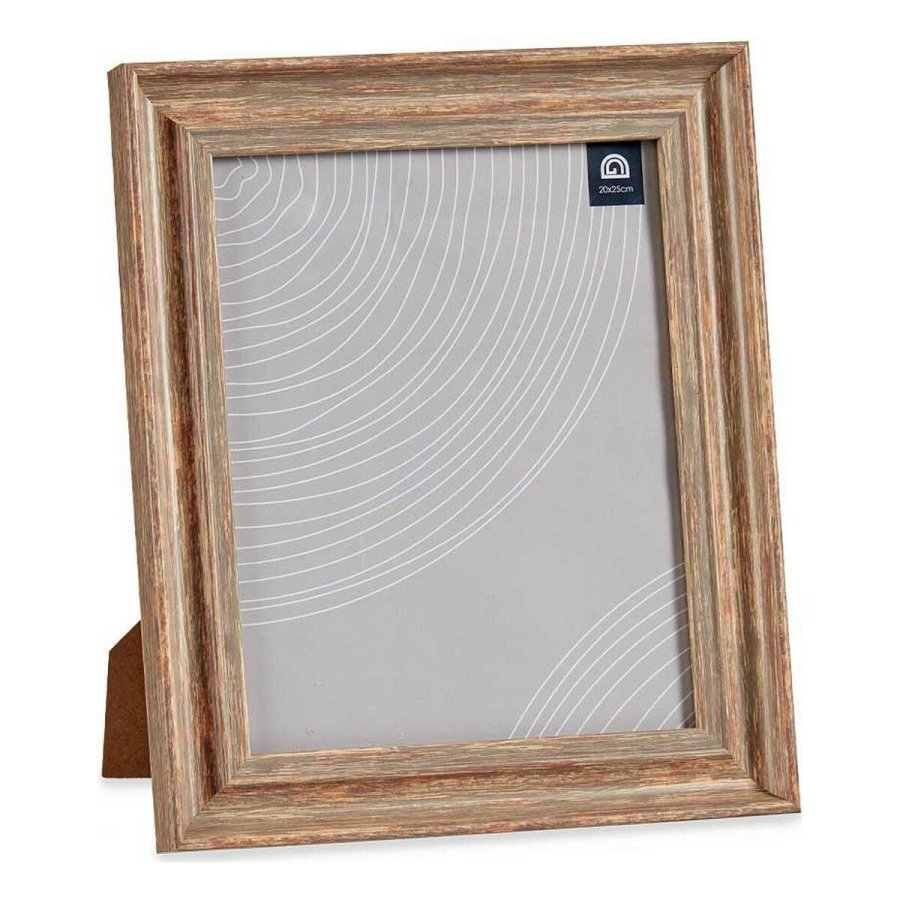 Fotoramme 26 x 2 x 31 cm Krystal Tr Brun Kobber Plastik (6 enheder) #5