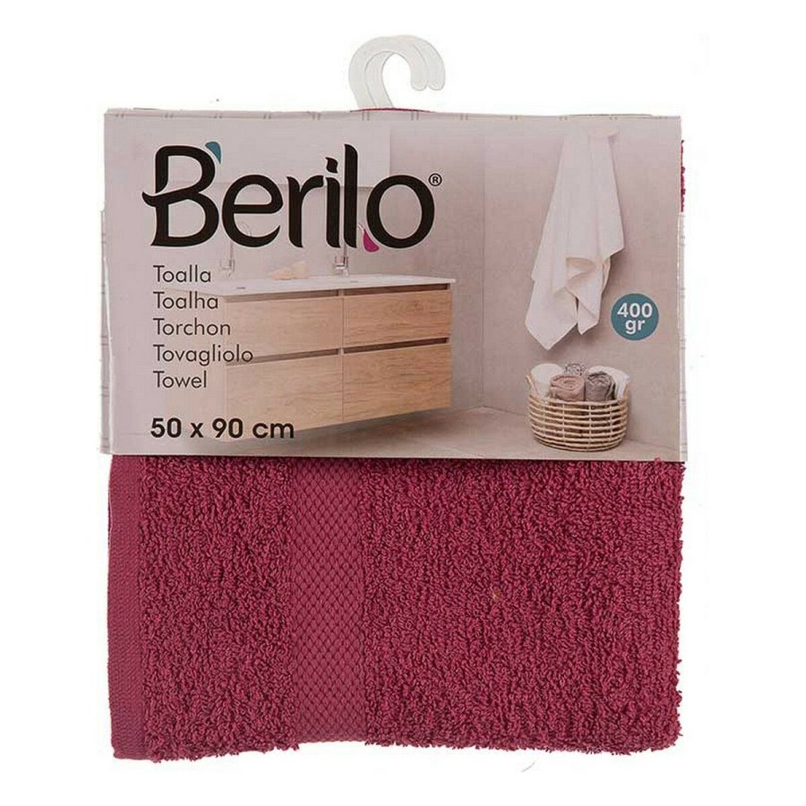badelagen Berilo 5312 Rdbrun 80 % bomuld 20 % Polyester 50 x 0,5 x 90 cm (6 enheder) #5