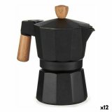 Italiensk Kaffekande Kinvara A611BQ-3 T Brun Sort Tr Aluminium 150 ml (12 enheder) #1