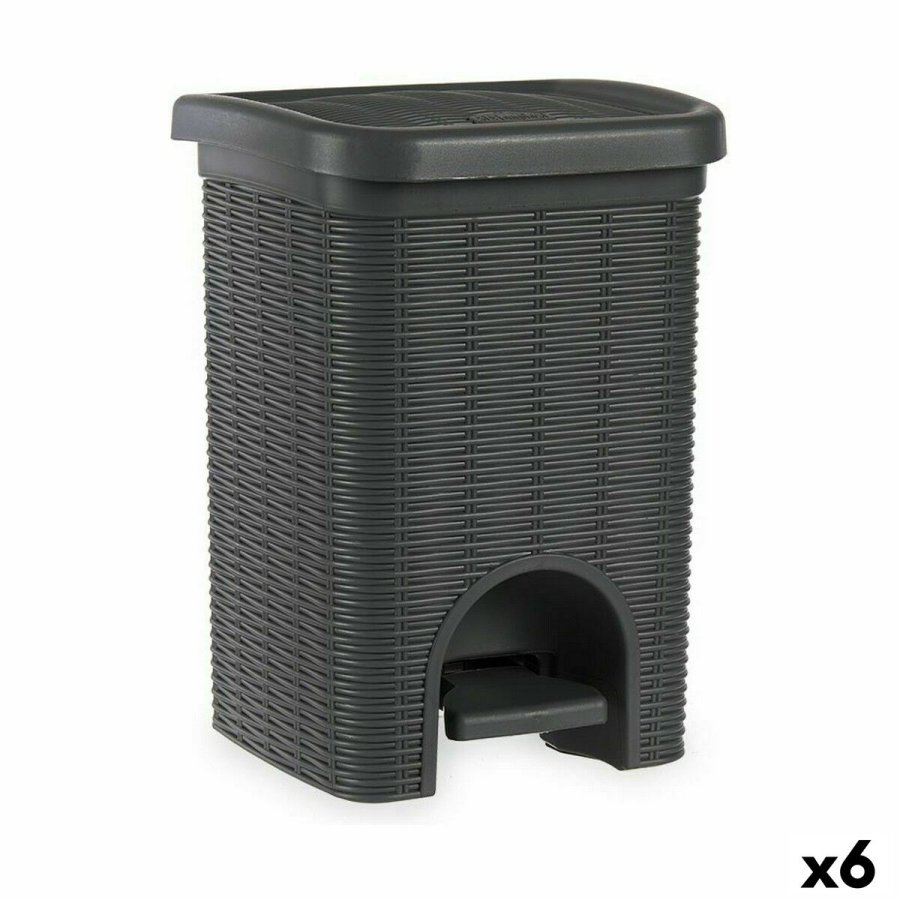 Papirkurv med pedal Stefanplast Elegance Gr Plastik 20 L (6 enheder) #1