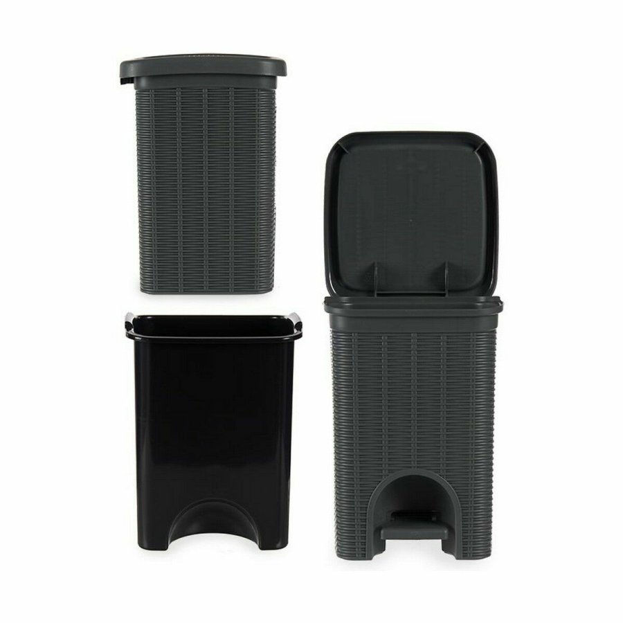 Papirkurv med pedal Stefanplast Elegance Gr Plastik 20 L (6 enheder) #9