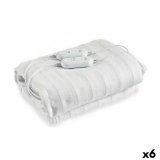 Dobbelt Elektrisk Tppe Hvid Polyester 140 x 1 x 160 cm (6 enheder) #1