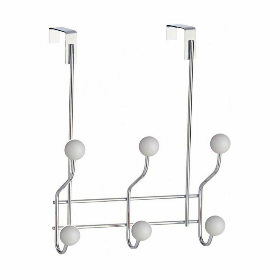 Knagerkke til dr Berilo W4742-6H Hvid Metal Plastik 10 x 22 x 26 cm (24 enheder) #5