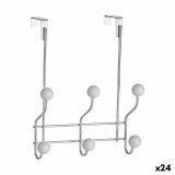 Knagerkke til dr Berilo W4742-6H Hvid Metal Plastik 10 x 22 x 26 cm (24 enheder) #1