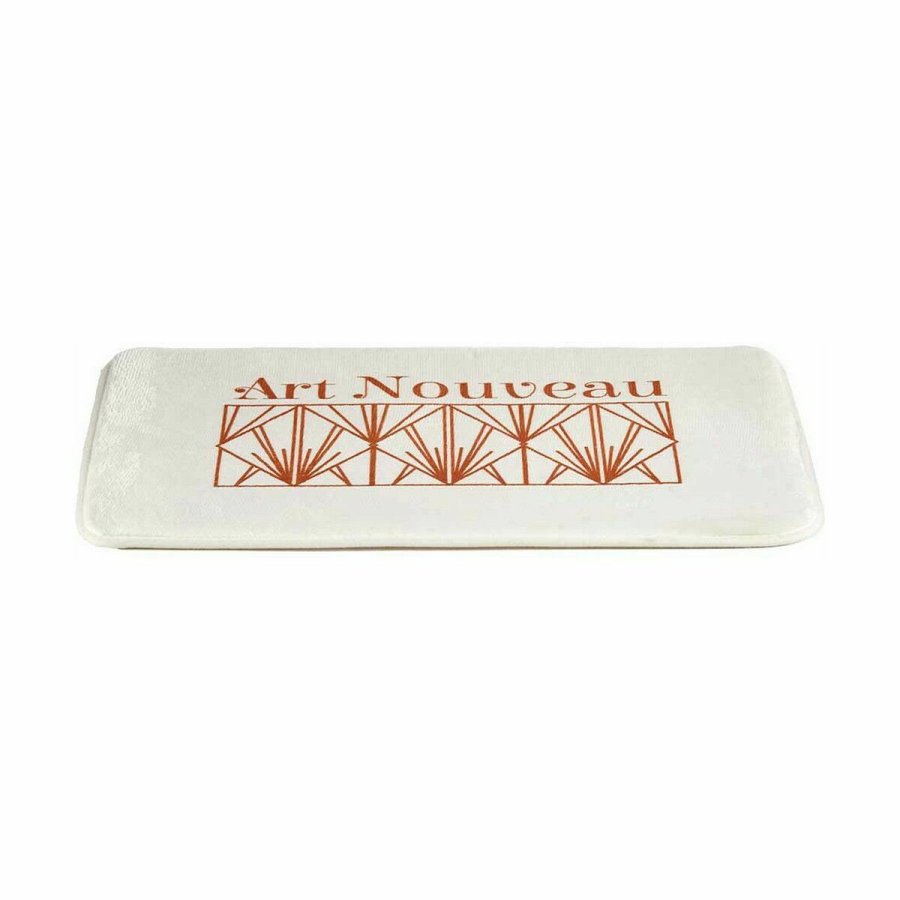 Bademtte Berilo Art Nouveau Hvid Bronze 40 x 1,5 x 60 cm (12 enheder) #5