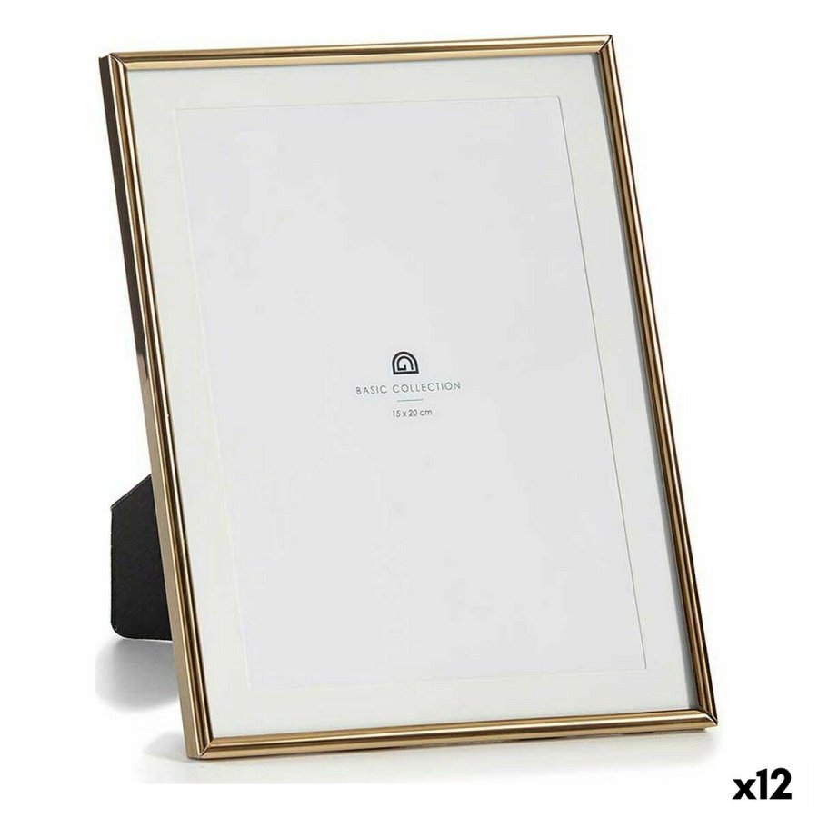 Fotoramme MS61001-MAT GOLD Gylden Krystal Stl (12 enheder) #1