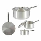 Kasserolle med lg Kinvara 100023 Slvfarvet Aluminium  24 cm 5 L (10 enheder) #4