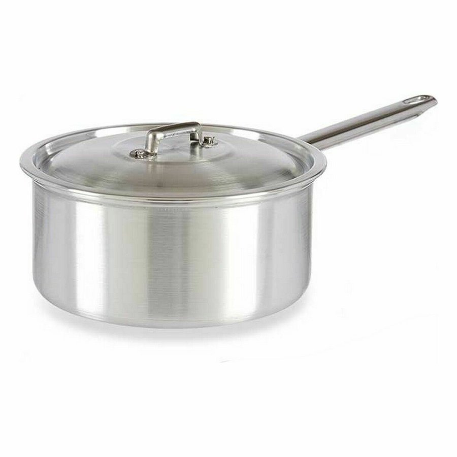 Kasserolle med lg Kinvara 100021 Slvfarvet Aluminium 3 L 22 x 12 x 38 cm (10 enheder) #7