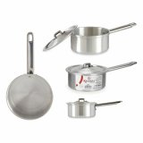 Kasserolle med lg Kinvara 100018 Slvfarvet Aluminium  14 cm 1 L (10 enheder) #4