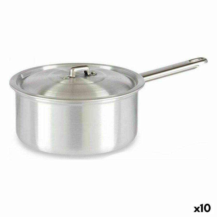 Kasserolle med lg Kinvara 100020 Slvfarvet Aluminium 2 L 20 x 12 x 35,5 cm (10 enheder) #1