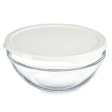 Rund madkasse med lg Pasabahce Chefs Hvid 1,7 L 21 x 9 x 21 cm (4 enheder) #4