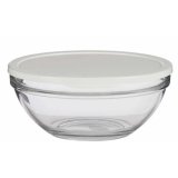 Rund madkasse med lg Pasabahce Chefs Hvid 2,5 L 23,7 x 10,1 x 23,7 cm (4 enheder) #4