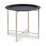 Sofabord Hvid Sort Metal 52 x 44 x 52 cm (4 enheder) #2