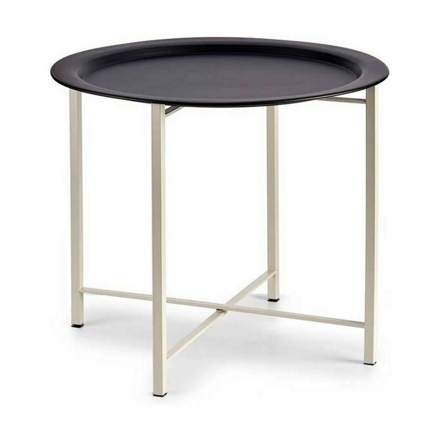 Sofabord Hvid Sort Metal 52 x 44 x 52 cm (4 enheder) #2