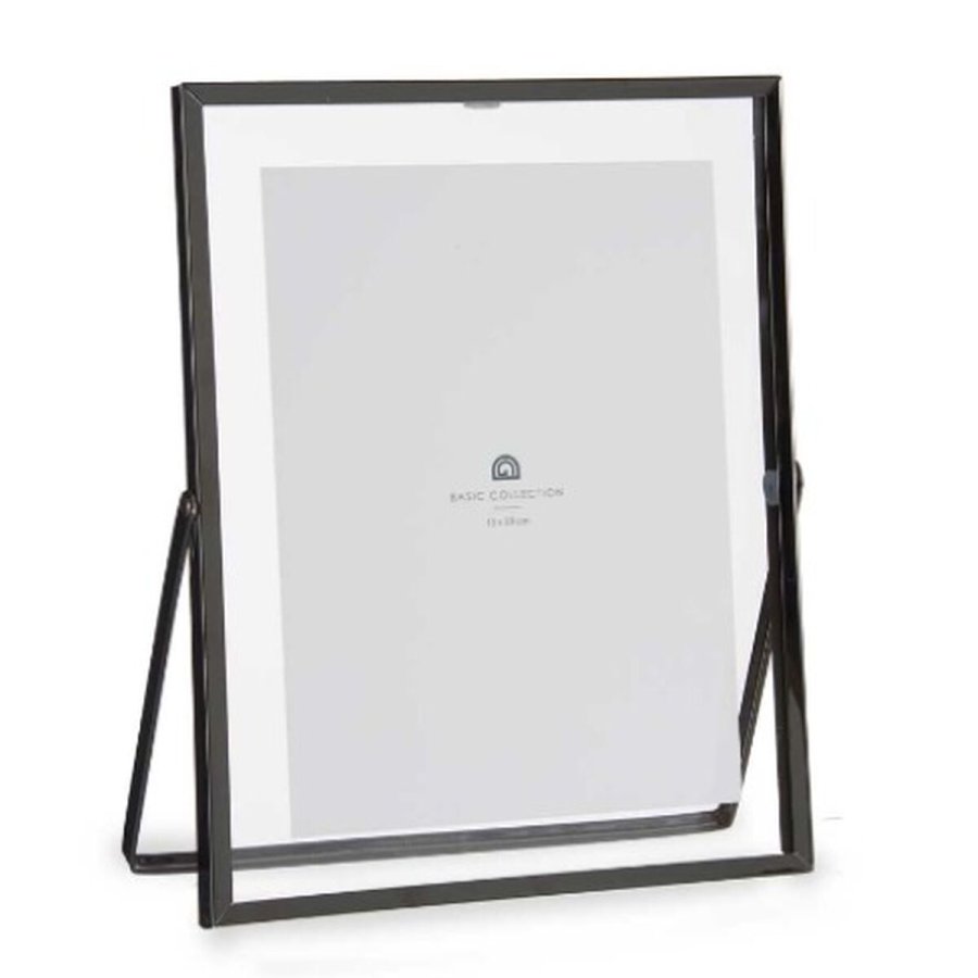 Fotoramme Sort Metal Glas Plastik 20,5 x 1 x 25,2 cm (12 enheder) #5