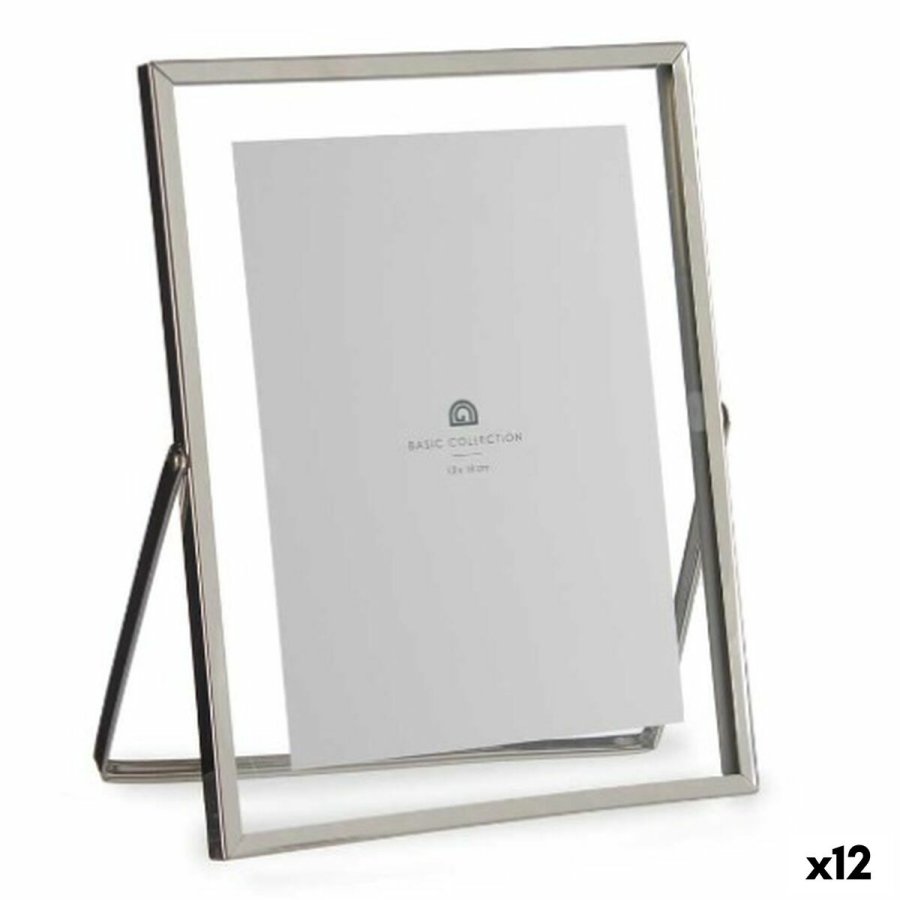 Fotoramme Slvfarvet Metal Glas Plastik 18,5 x 1 x 23 cm (12 enheder) #1
