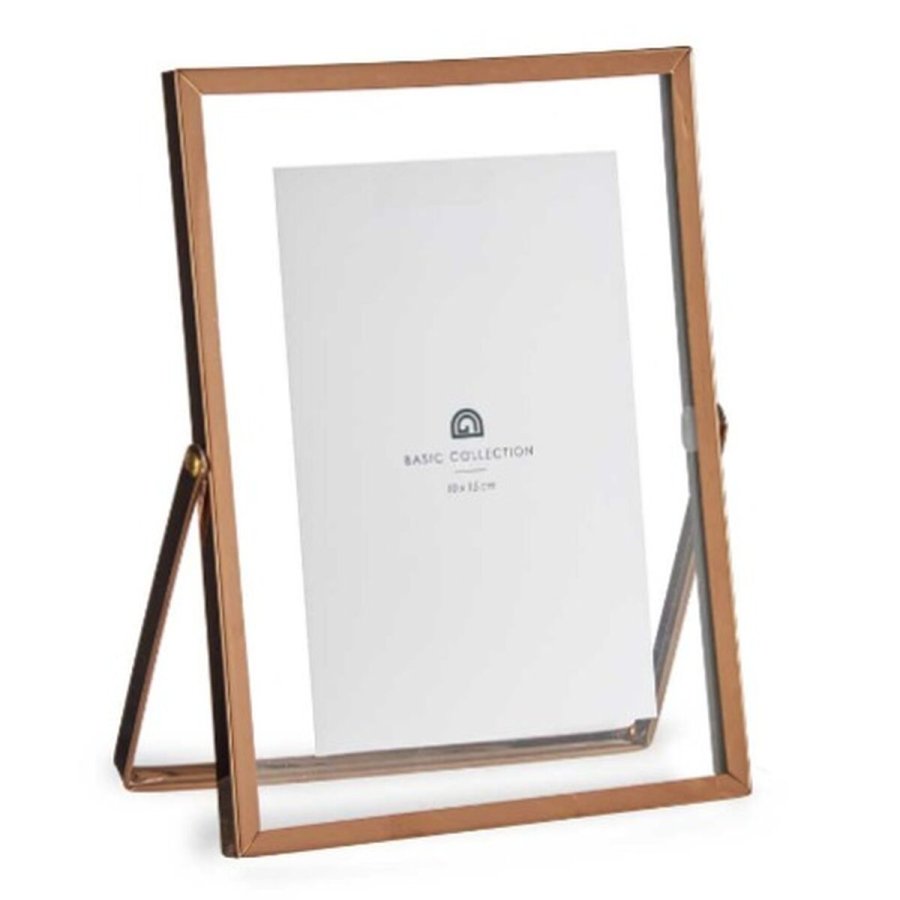 Fotoramme Kobber Metal Glas Plastik 15,5 x 1 x 20,7 cm (12 enheder) #5