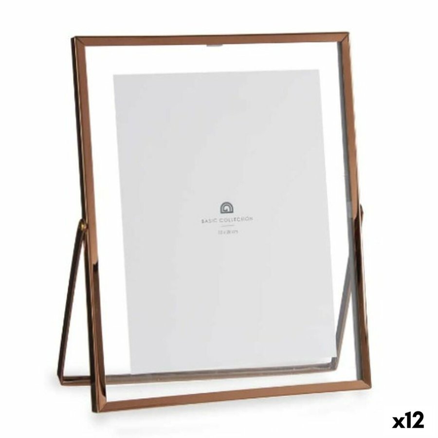 Fotoramme Kobber Metal Glas Plastik 20,5 x 1 x 25,2 cm (12 enheder) #1