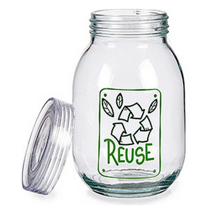 Blik Vivalto Reuse Gennemsigtig 1,8 L Glas (4 enheder) #4