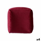 Puf Fljl Rdbrun 30 x 30 x 30 cm (4 enheder) #1