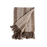 Multifunktionelt tppe Striber 235 x 205 cm Hvid Beige (8 enheder) #2