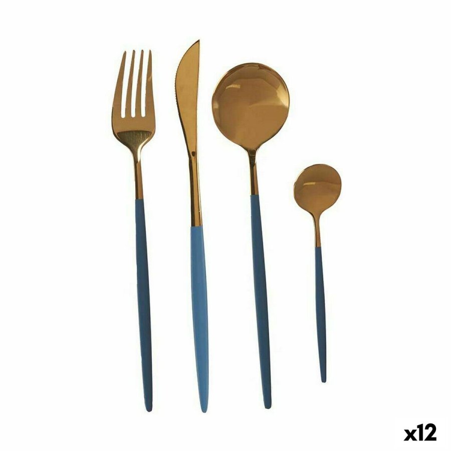 Bestik St Kinvara BST-CT022 Gr Gylden Rustfrit stl (12 enheder) #1