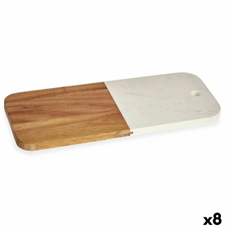 Skrebrt Kinvara 78374 Hvid 18 x 1,5 x 38 cm (8 enheder) #1