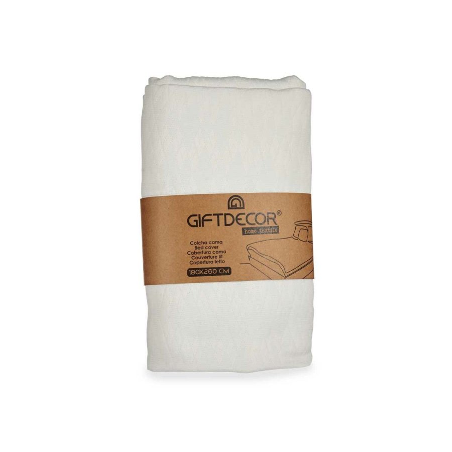 Sengetppe (vattppe) 180 x 260 cm Romber Hvid (4 enheder) #9