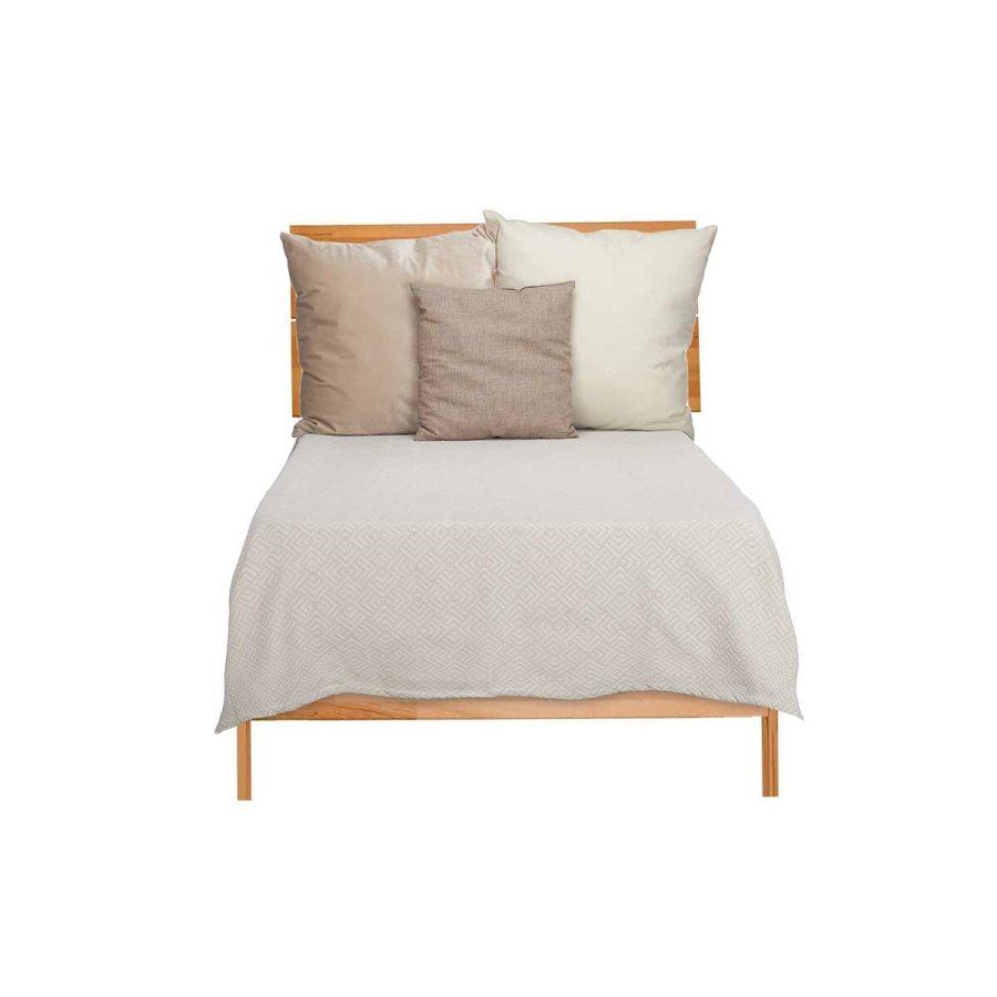 Sengetppe (vattppe) Geometri 180 x 260 cm Beige (4 enheder) #5
