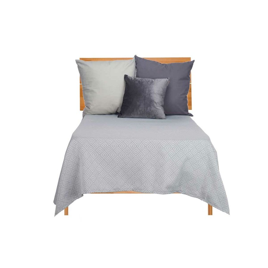 Sengetppe (vattppe) 180 x 260 cm Geometri Gr (4 enheder) #5