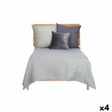 Sengetppe (vattppe) 180 x 260 cm Geometri Gr (4 enheder) #1