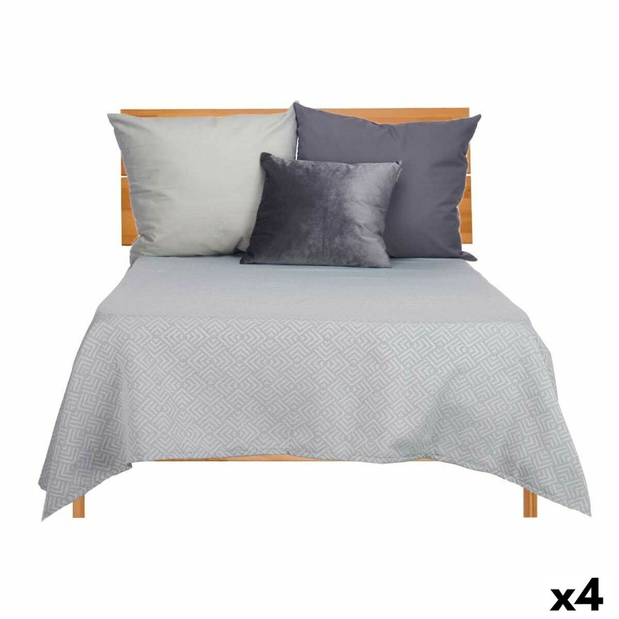 Sengetppe (vattppe) 240 x 260 cm Geometri Gr (4 enheder) #1