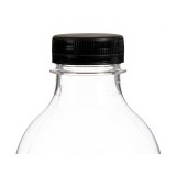 Flaske Leknes 004041-29 Sort Gennemsigtig Plastik 1 L 8,3 x 23 x 8,3 cm (12 enheder) #3