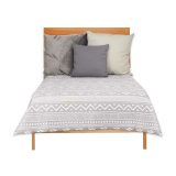 Sengetppe med to sider 240 x 260 cm Hvid Gr (6 enheder) #5