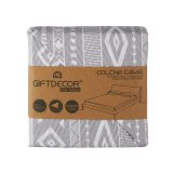 Sengetppe med to sider 240 x 260 cm Hvid Gr (6 enheder) #9