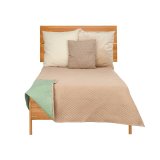 Sengetppe med to sider 240 x 260 cm Grn Beige (6 enheder) #5