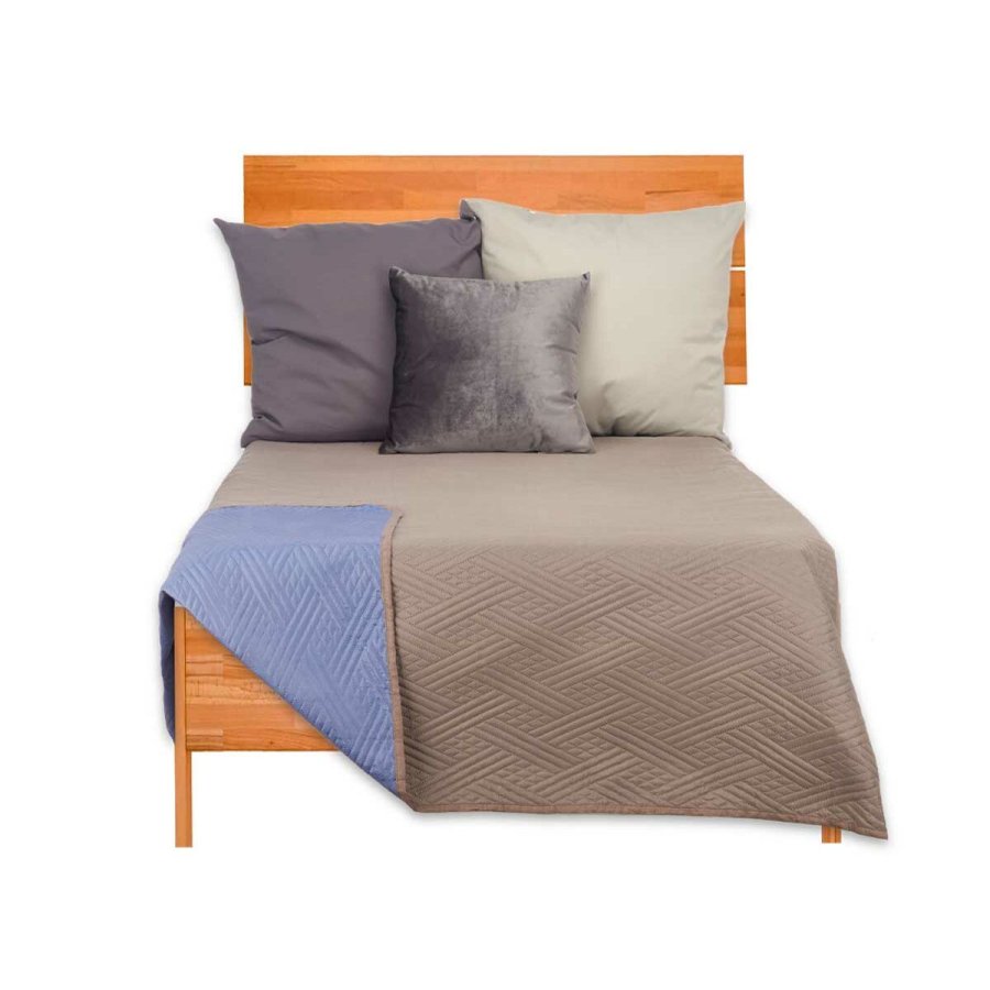 Sengetppe med to sider 240 x 260 cm Bl Gr (6 enheder) #5