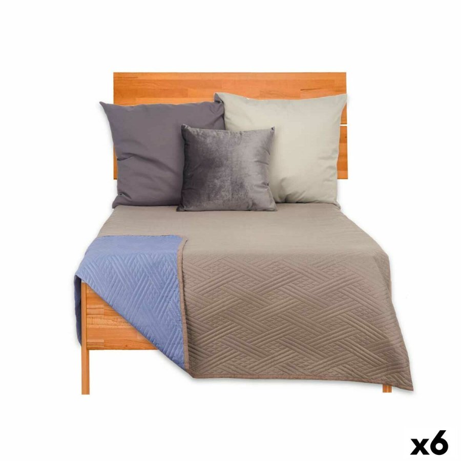 Sengetppe med to sider 240 x 260 cm Bl Gr (6 enheder) #1