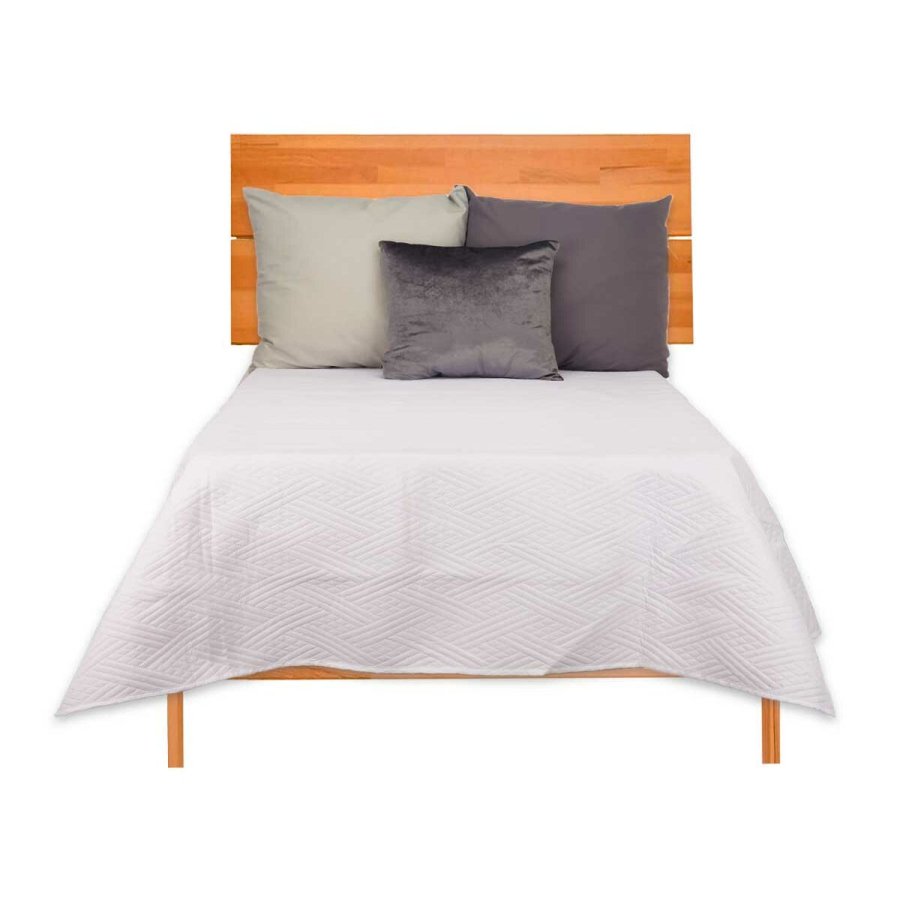 Sengetppe med to sider 240 x 260 cm Hvid (6 enheder) #5