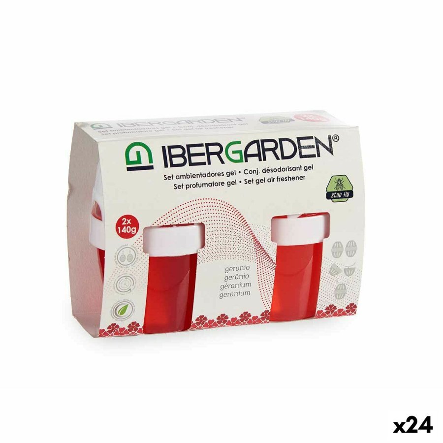 St med luftfriskere Ibergarden 11001 Geranium Gel (24 enheder) #1