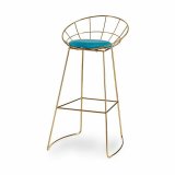 Taburet Bl Gylden Jern 51 x 94 x 52 cm (2 enheder) #5