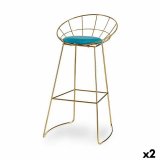 Taburet Bl Gylden Jern 51 x 94 x 52 cm (2 enheder) #1