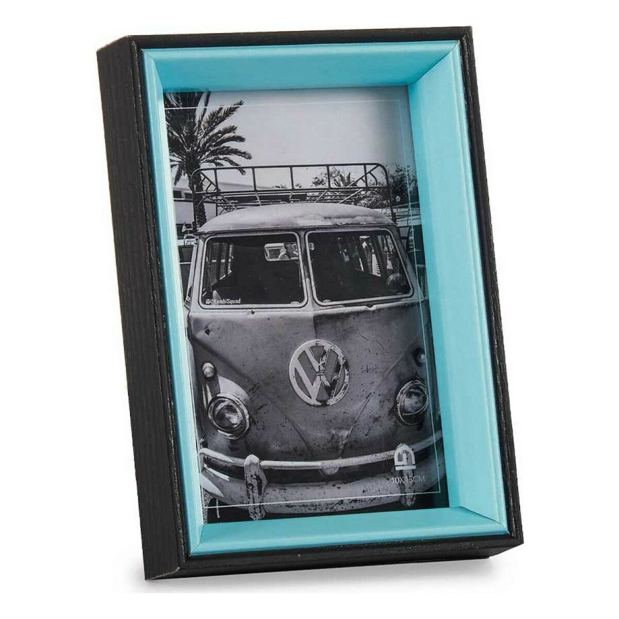Fotoramme 3 x 17 x 12 cm Krystal Sort Bl Tr MDF (6 enheder) #5