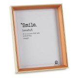 Fotoramme 22 x 27 x 3 cm Krystal Brun Hvid Tr MDF (6 enheder) #5