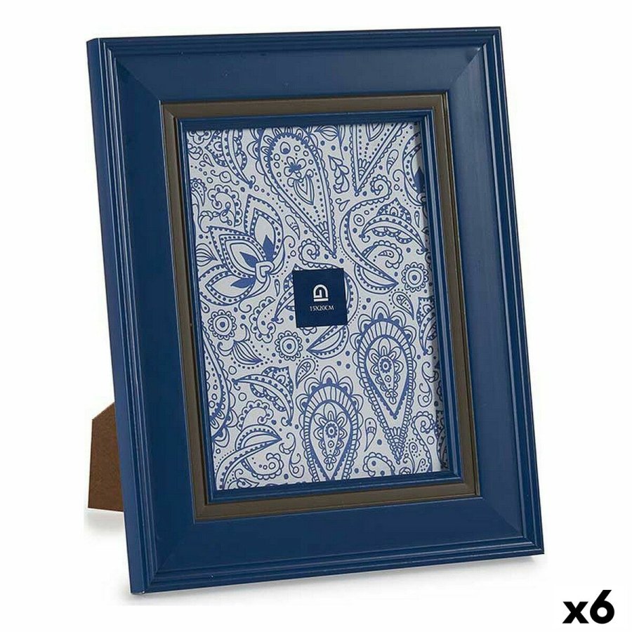Fotoramme 23 x 28 x 2 cm Krystal Bl Plastik (6 enheder) #1