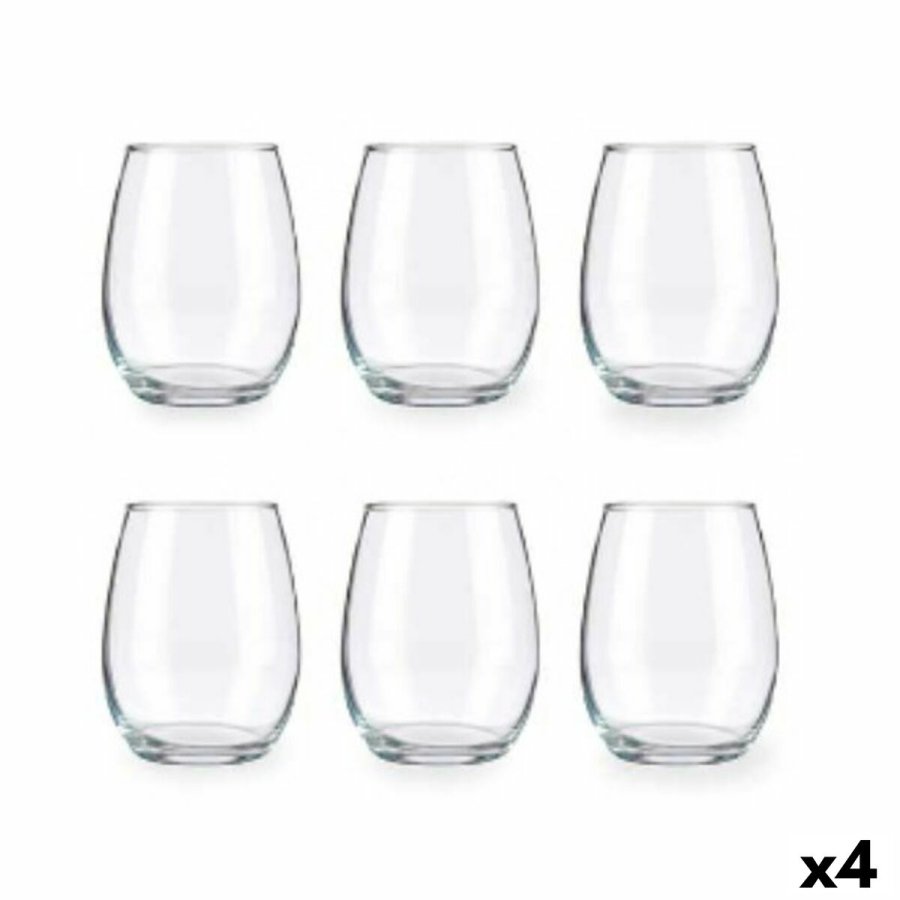 Glasst Pasabahce Amber Gennemsigtig Glas 350 ml (4 enheder) #1