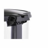 Papirkurv med pedal Berilo D002-1 Slvfarvet Plastik 20 L (4 enheder) #13