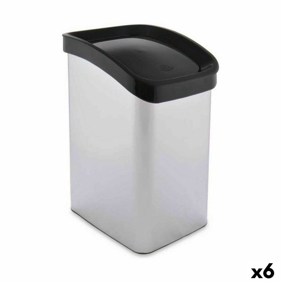 Papirkurv Berilo D085-1 Slvfarvet Plastik 12 L Dumper (6 enheder) #1
