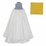 Reserve Moppe Til Rengring Af Gulvet SET FREGONA+4 BAYETA SET FREGONA+4 BAYETA 23 x 6 x 31 cm (14 enheder) #2